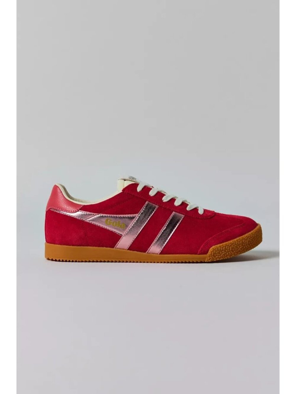 Gola Women's Elan Glitz Tranier Sneakers Red/Pink/Coral Size 6.5 CLB790